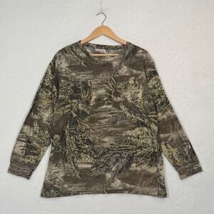 Rustic Ridge Camo Long Sleeve Pocket T-Shirt XL